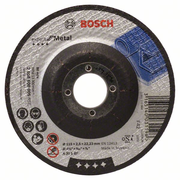  , , Expert for Metal Bosch A 30 S BF, 115 mm, 2,5 mm (2608600005)