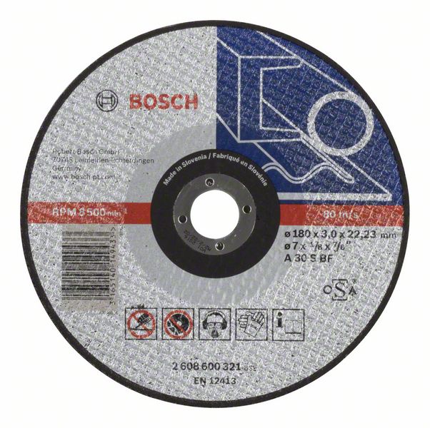  , , Expert for Metal Bosch A 30 S BF, 180 mm, 3,0 mm (2608600321) Bosch