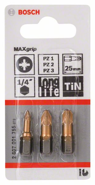   3 - Max Grip (PZ) Bosch PZ1; PZ2; PZ3; 25  (2607001755)