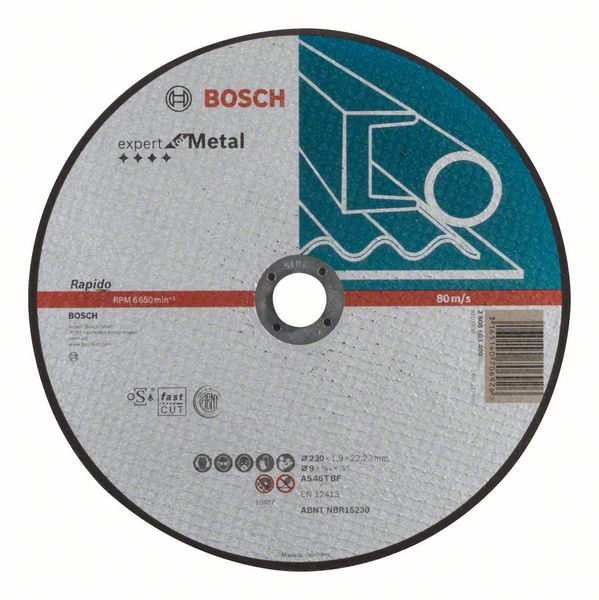  , , Expert for Metal, Rapido Bosch AS 46 T BF, 230 mm, 1,9 mm (2608603400) Bosch