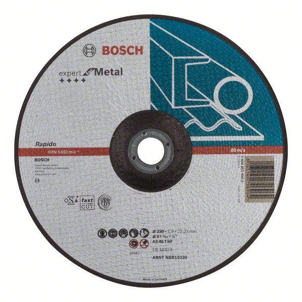  , , Expert for Metal, Rapido Bosch AS 46 T BF, 230 mm, 1,9 mm (2608603404)