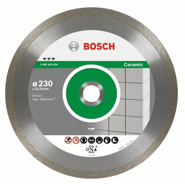    Best for Ceramic Bosch 125 x 22,23 x 1,8 x 10 mm (2608602631) Bosch