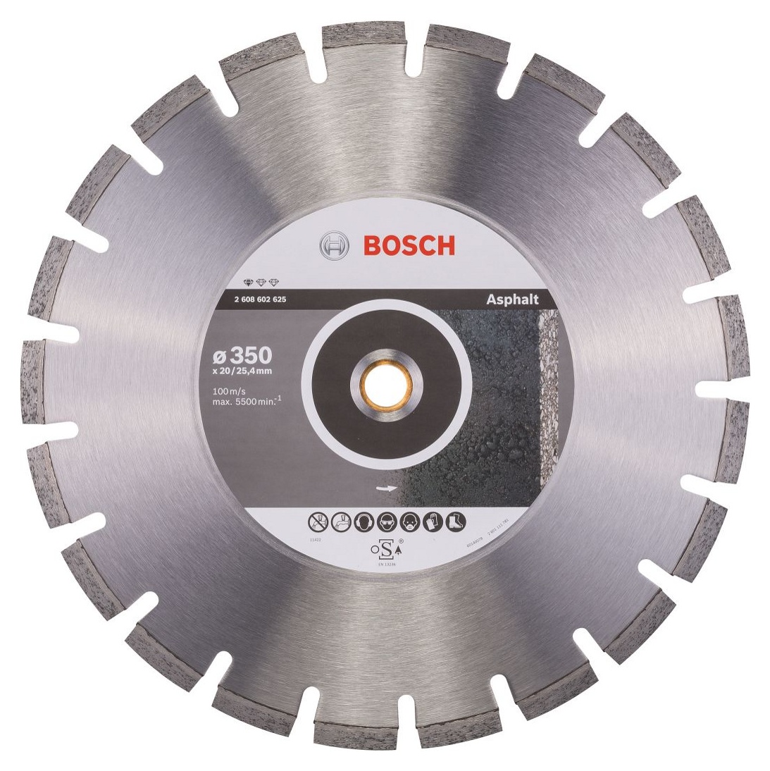    Standard for Asphalt Bosch 350 x 20/25,40 x 3,2 x 10 mm (2608602625) Bosch