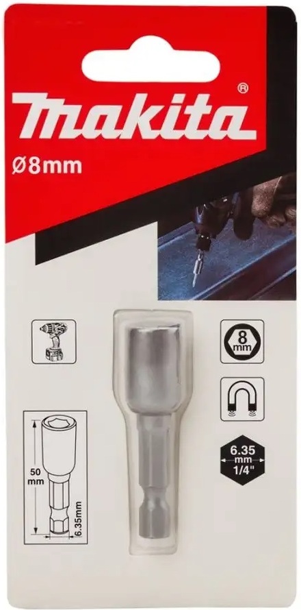 Магнитная торцовая головка 8x50 Makita B-38716