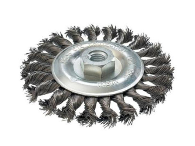 Щетка проволочная дисковая (d115 мм, толщ. проволоки 0,5 мм, M14x2) MAKITA