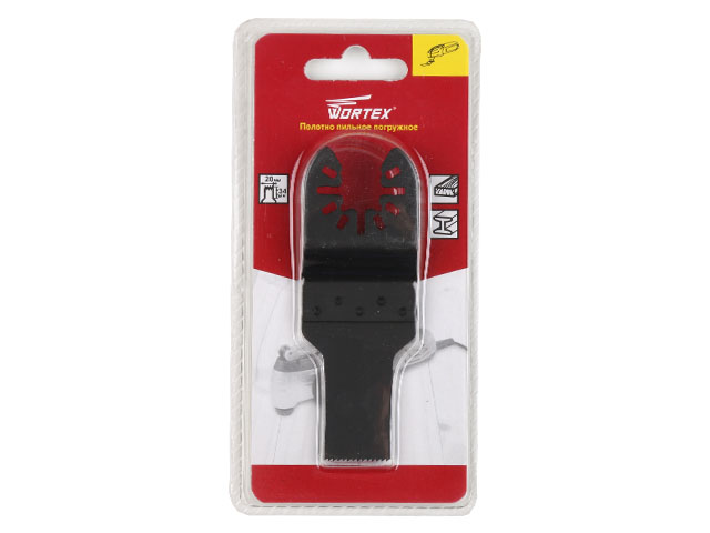 Полотно пильное погружное 20 мм по дереву и металлу WORTEX (Подходит к WORTEX SM 2830 E, SM 3233 QE, CSM 3020 и MOLOT MSM 3125, а также Makita, Sturm,