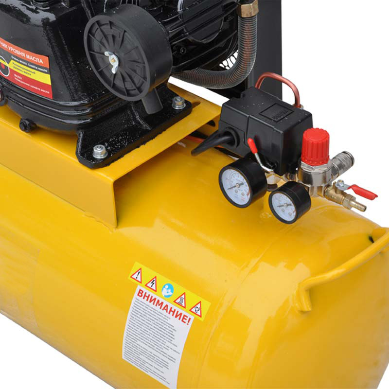 Воздушный компрессор SKIPER IBL3100B (до 600 л/мин, 8 атм, 100 л, 380 В, 3.0 кВт)- фото3