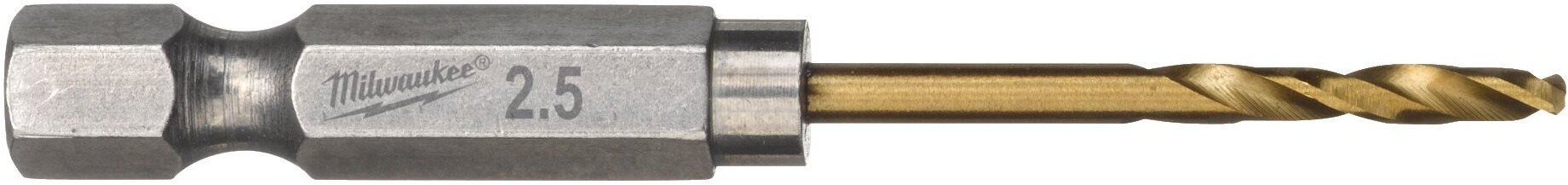 Milwaukee RedHEX HSS-TiN 2.5мм 10шт (4932478175)