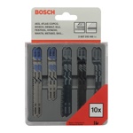 Набор пилок к лобзику 10 штfor Metal and Wood, BOSCH (2607010148) Bosch