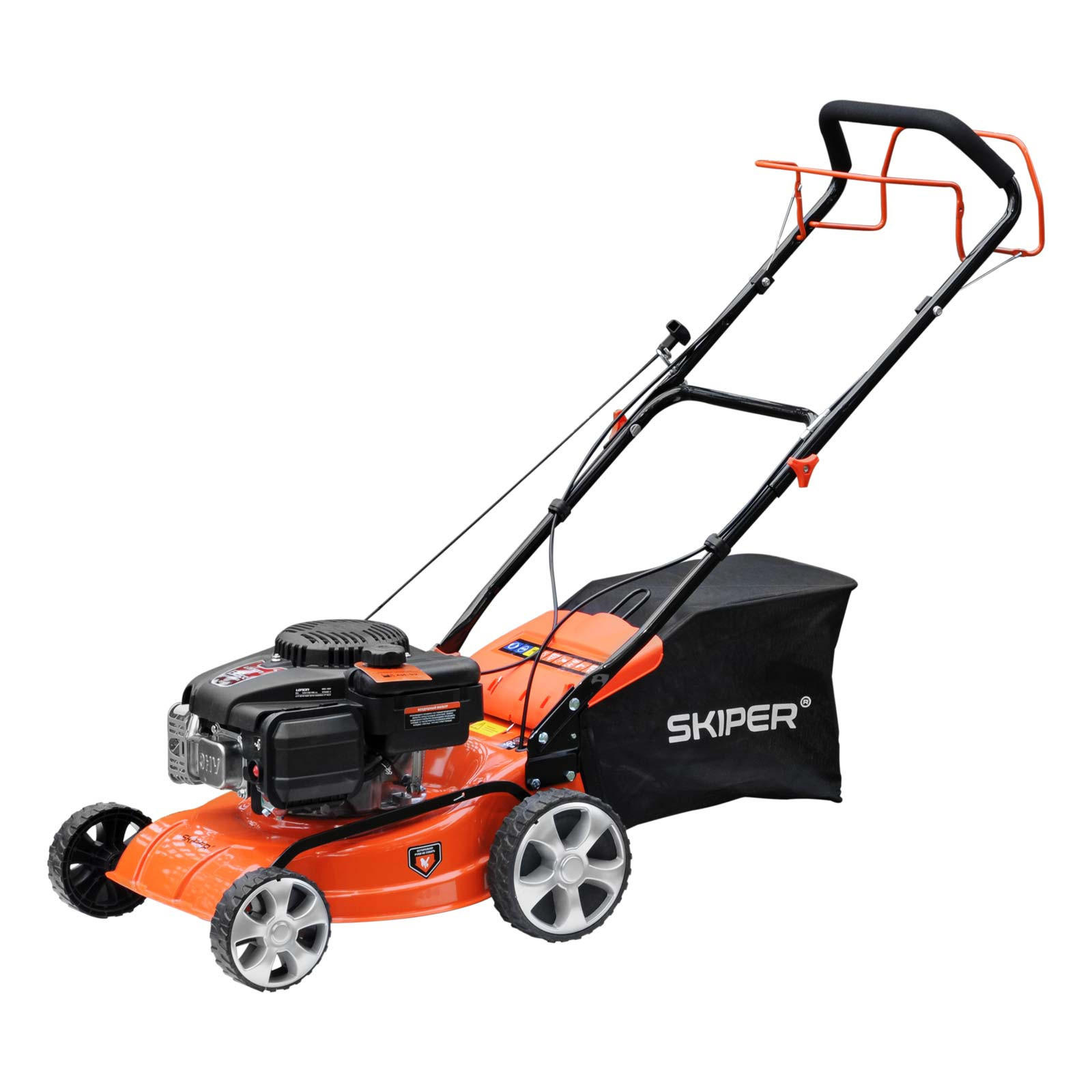 Газонокосилка бензиновая SKIPER GW401S (40 см, самоход, Loncin 4 лс, сталь.дека, травосб.45 л, +НОЖ)- фото3