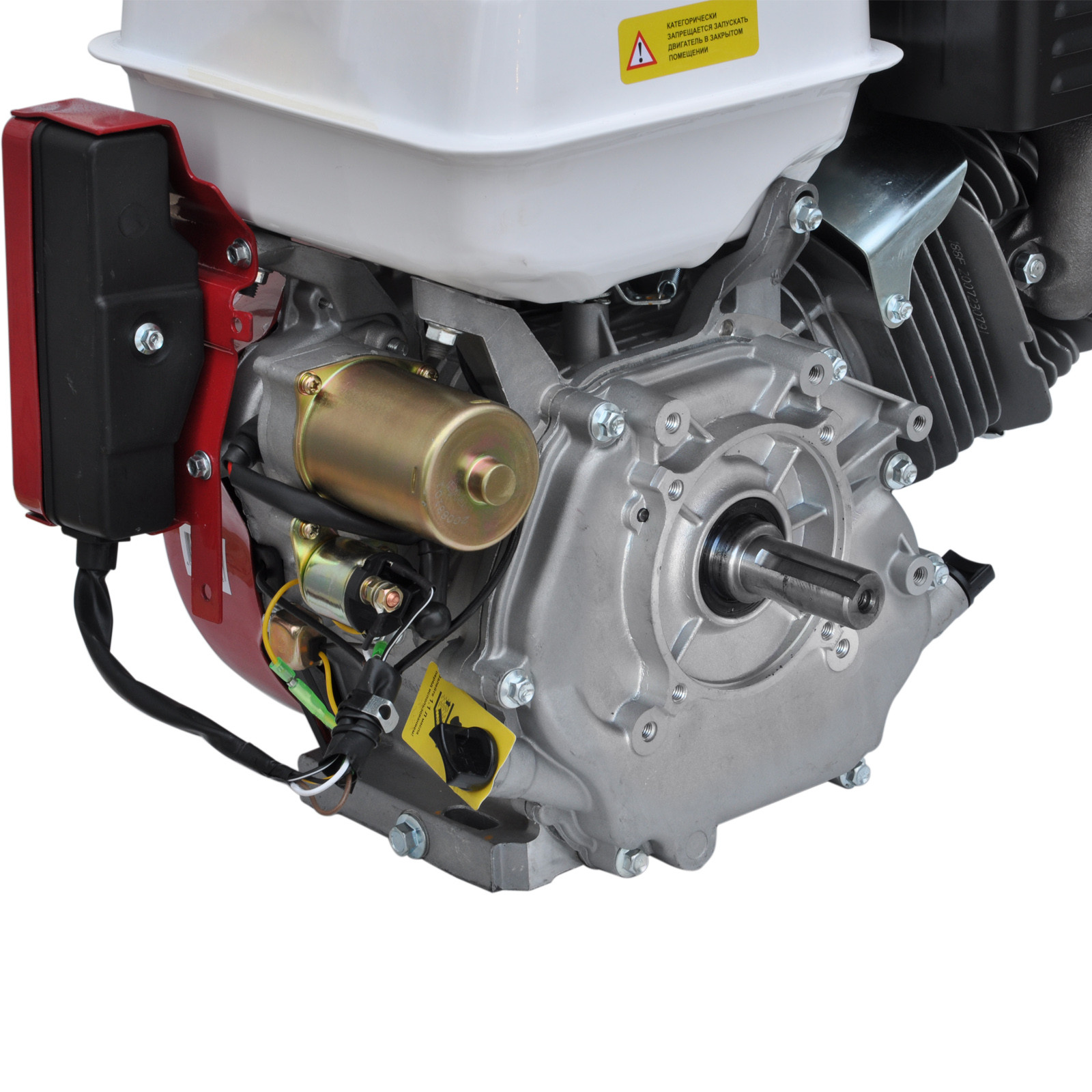 Двигатель бензиновый SKIPER N190F/E(K) (электростартер) (16 л.с., вал диам. 25мм х60мм, шпонка  7мм)- фото3