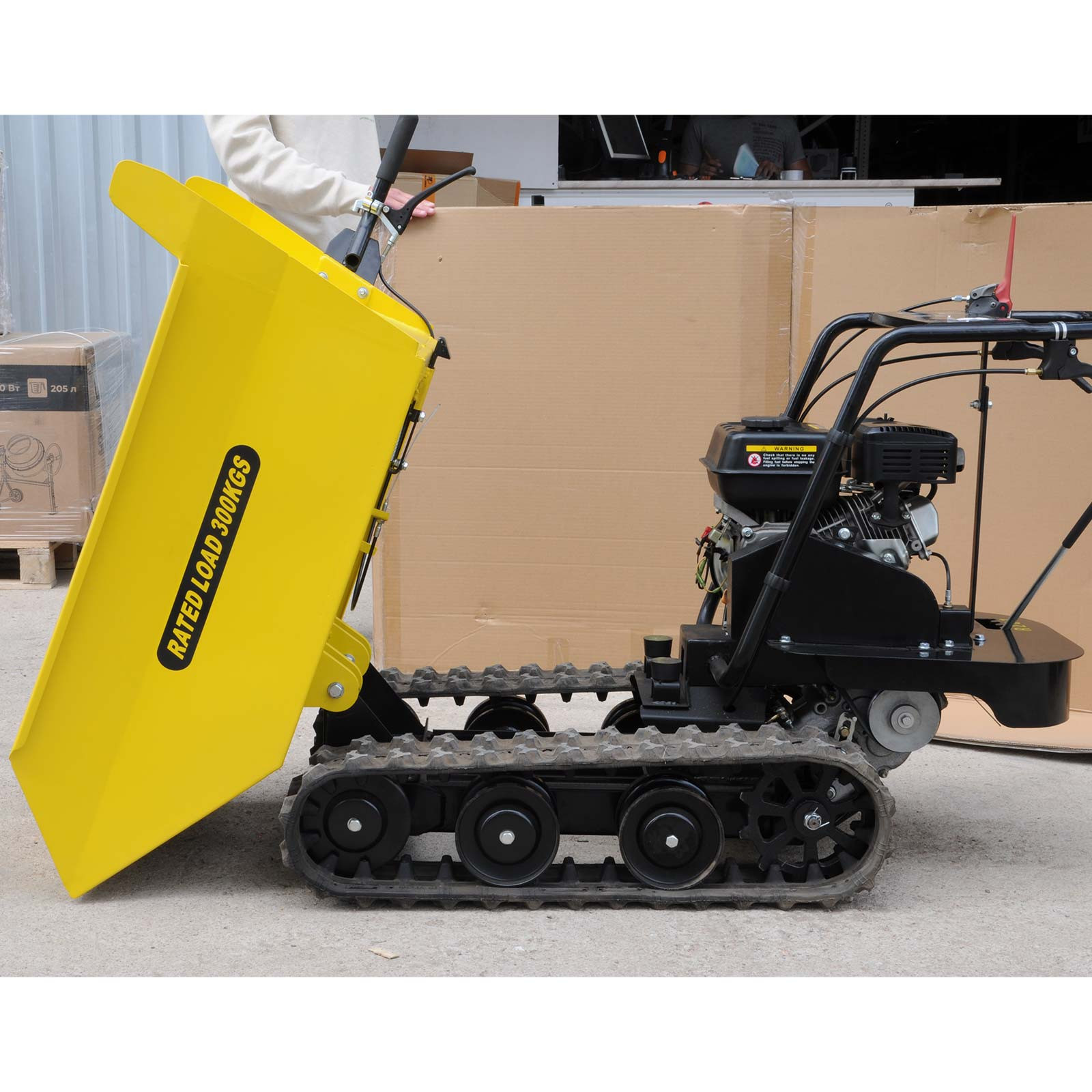 Тележка грузовая самоходная SKIPER BY300C (LONCIN G160F, 5 л.с., 300 кг)- фото3