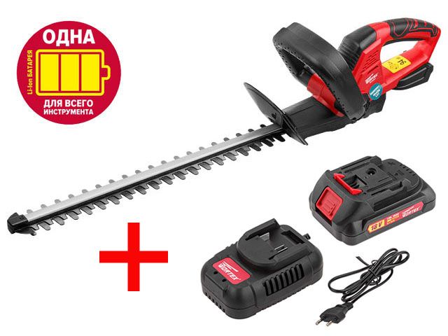 Аккум. кусторез WORTEX DB 5118-1 ALL1 + АКЦИЯ! (скидка на комплект -24%!) (скидка на комплект -24%!)