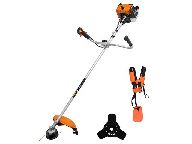 Мотокоса ECO GTP-250F (1.6 кВт, 2.2 л.с., нож 3Т, ремень двухлямочный, вес 6.5 кг)