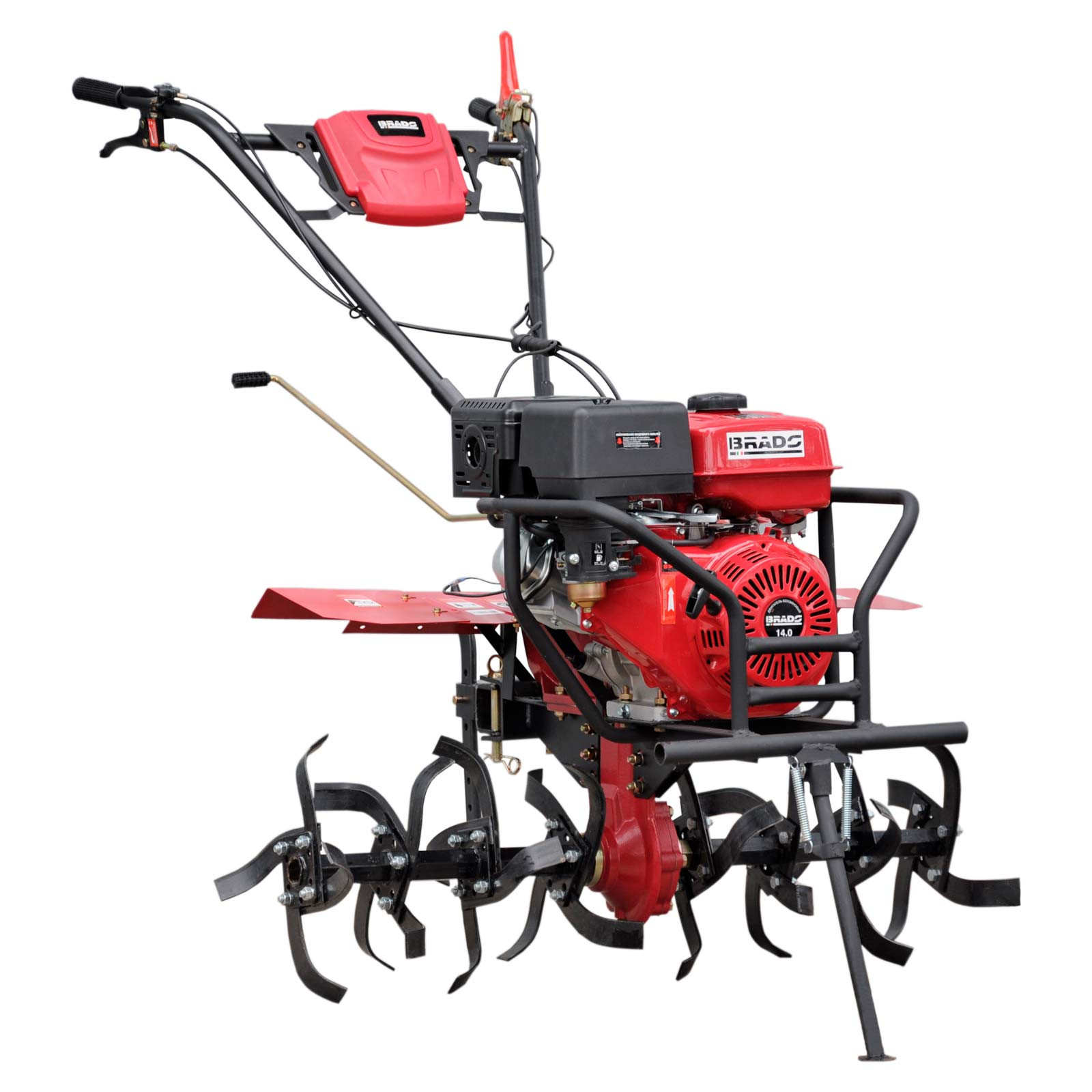Культиватор BRADO GM-1000SB (10 л.с, без ВОМ, пон.пер, 3+1,кенгурятник, без колёс)- фото2
