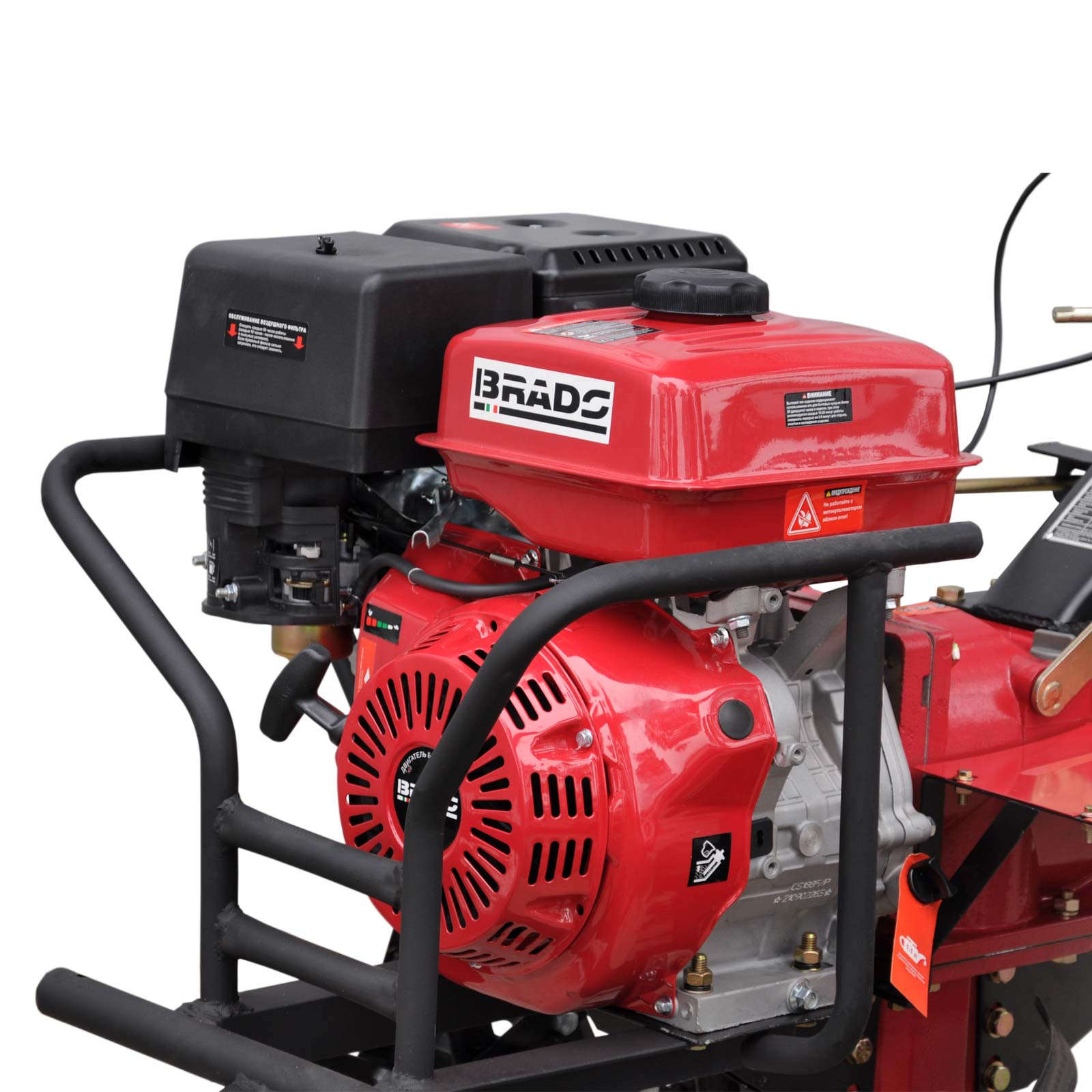 Культиватор BRADO GM-1000SB (10 л.с, без ВОМ, пон.пер, 3+1,кенгурятник, без колёс)- фото4