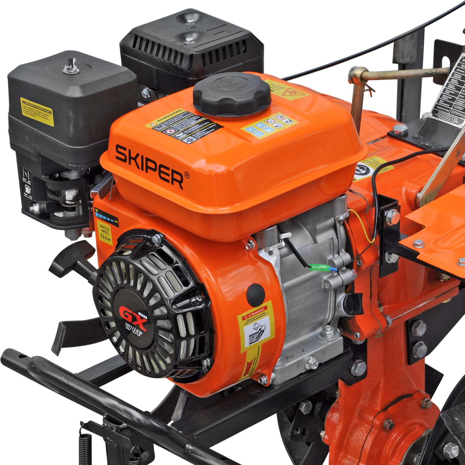 Культиватор SKIPER SK-850S (8 л.с., без ВОМ, пон.передача, 3+1, без колёс)- фото4