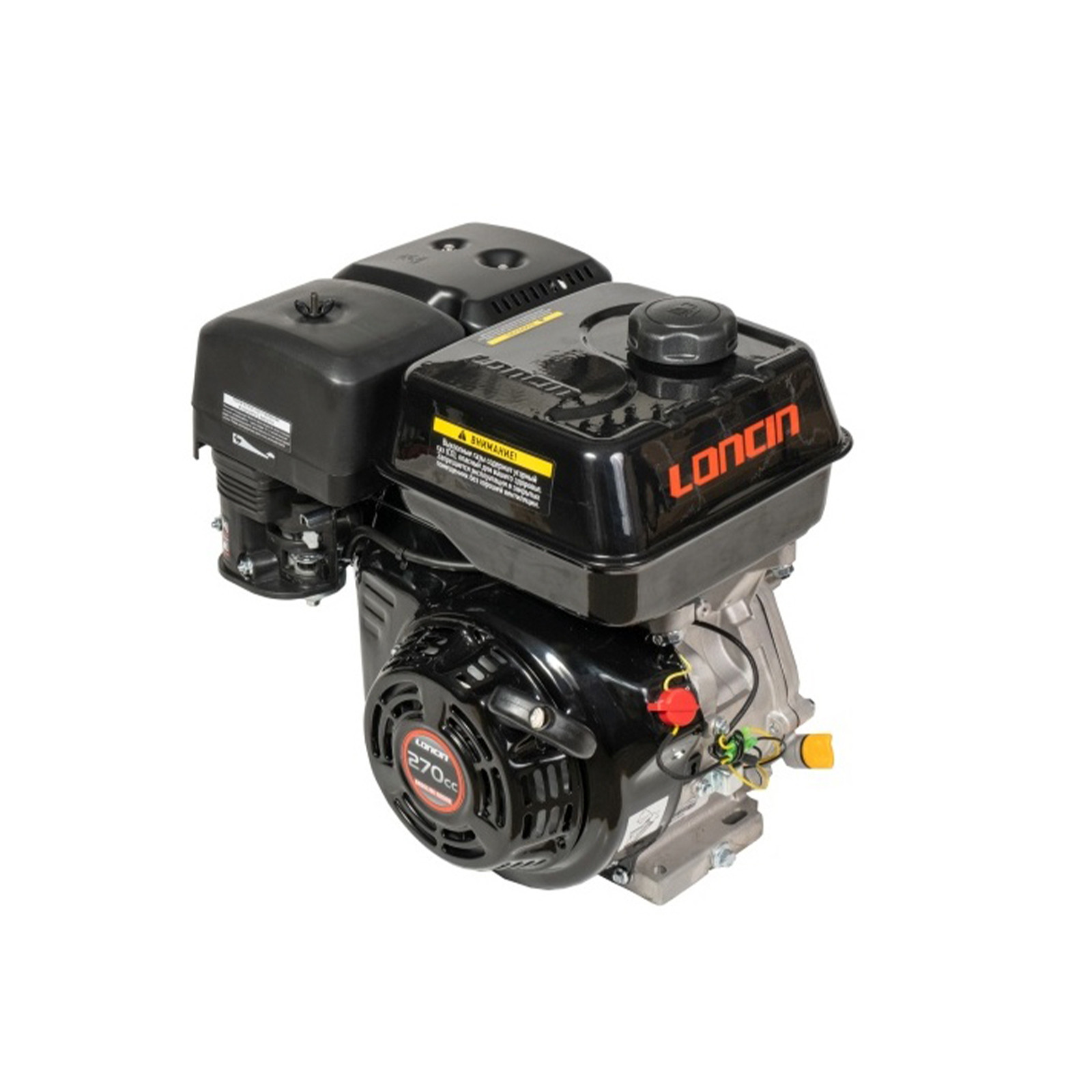 Двигатель бензиновый LONCIN G270F (9.0 л.с., 25*60 мм, шпонка)- фото2