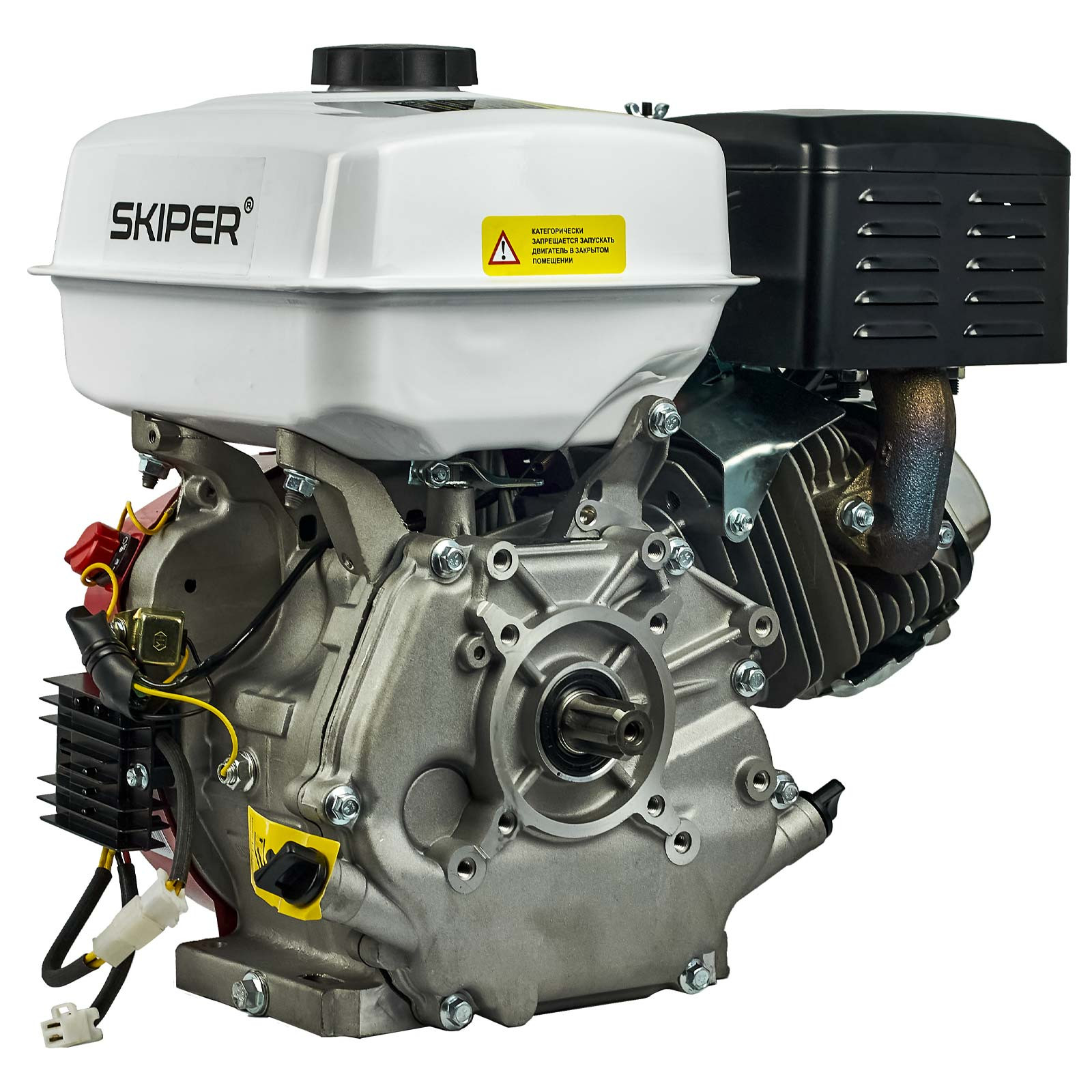 Двигатель бензиновый SKIPER N190FL(SFT) (16 л.с., шлицевой вал диам. 25мм х40мм)- фото2