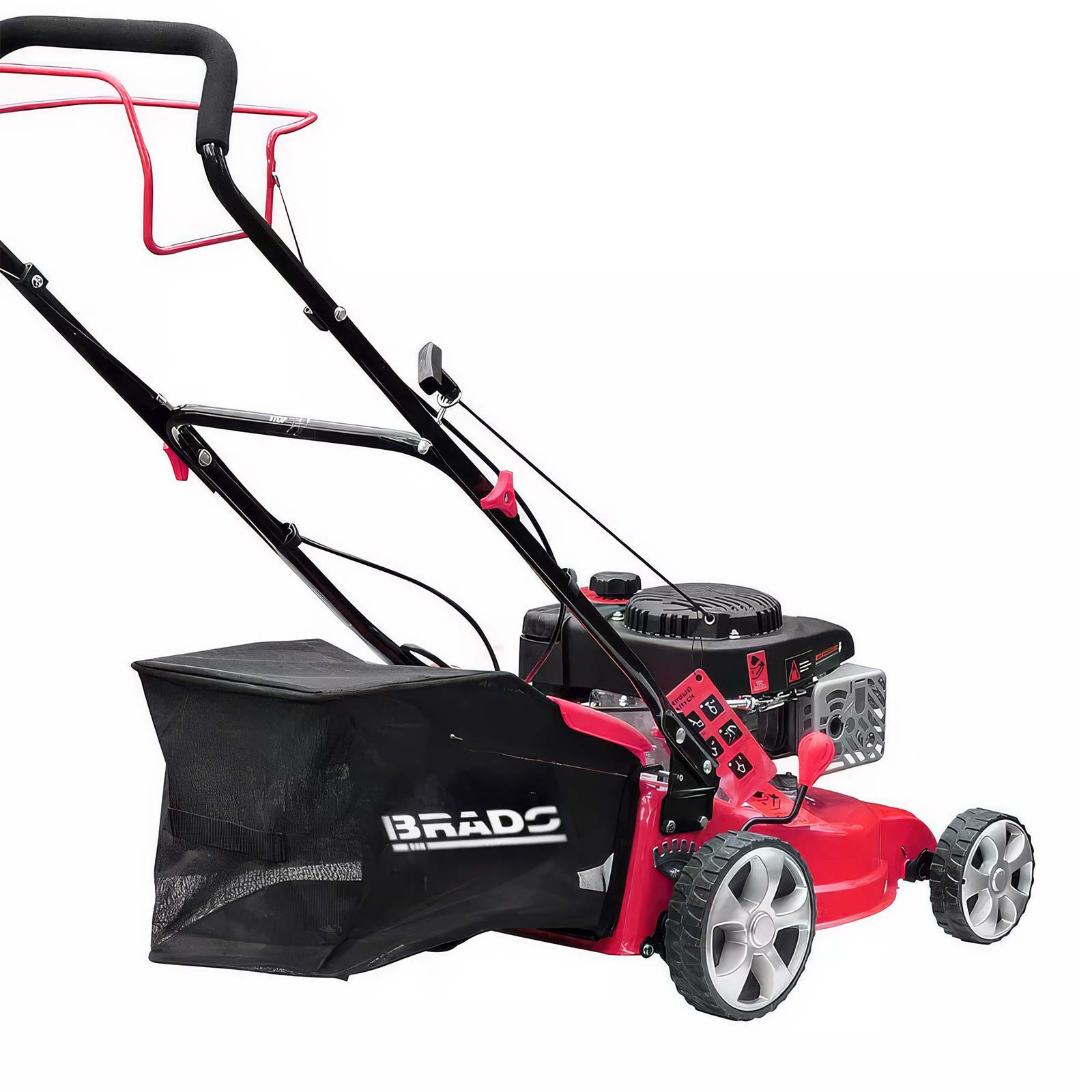 Газонокосилка бензиновая BRADO BL40S (40 см, самоход, 4 лс, сталь.дека, травосб.45 л)- фото4