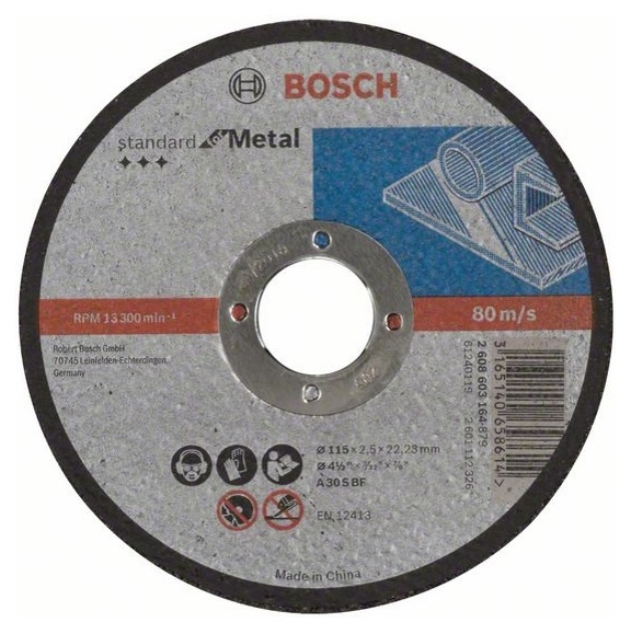 BOSCH Круг отрезной SfM 115-2.5-22.23 по металлу (2608603164) Bosch