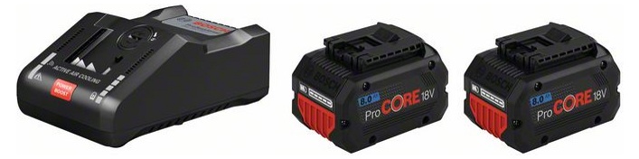Комплект аккумулятор 18.0 В ProCORE18 V 2 шт. + зарядное устройство GAL 18V-160 C Bosch (1600A016GP) Bosch