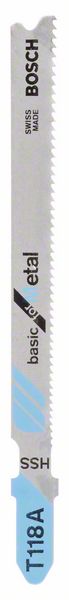 Пильное полотно T 118 A Bosch Basic for Metal (2608631964) Bosch