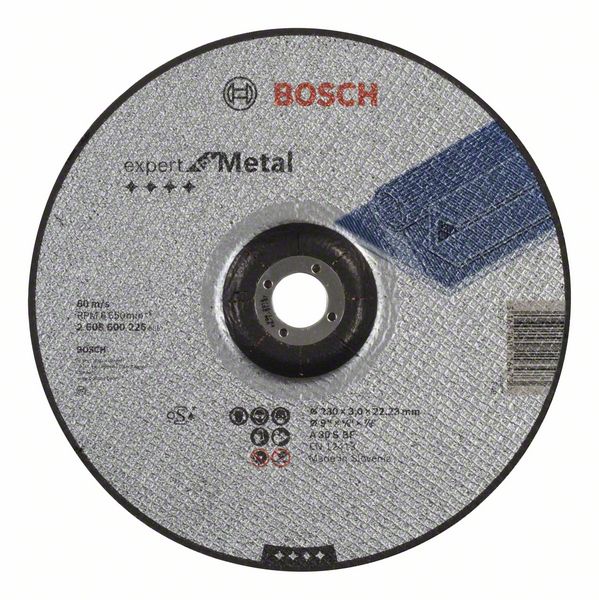 Отрезной круг, выпуклый, Expert for Metal Bosch A 30 S BF, 230 mm, 3,0 mm (2608600226)