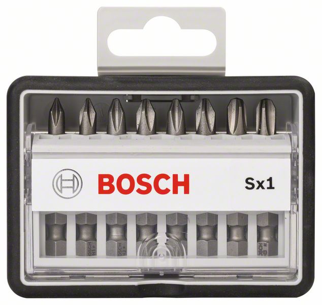 Набор Robust Line из 8 насадок-бит Sx Extra Hart Bosch 49 мм, 8 шт. (2607002556)