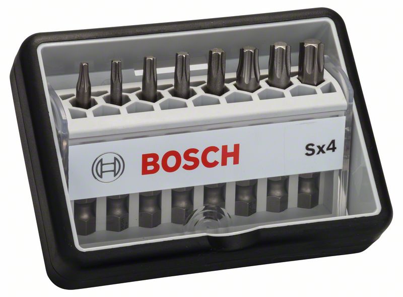 Набор Robust Line из 8 насадок-бит Sx Extra Hart Bosch 49 мм, 8 шт. (2607002559)