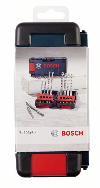 SDS-plus-3 Набор буров из 8 штук в кейсе Tough Box 6-110/50 Bosch (2) (2607019902)