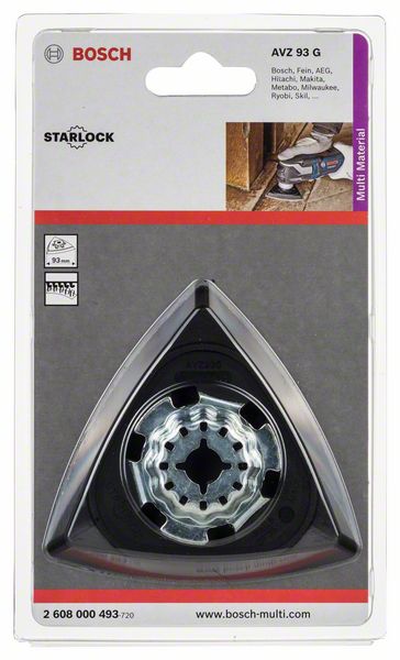 Шлифподошва Starlock AVZ 93 G Bosch 93 мм (2608000493) Bosch- фото