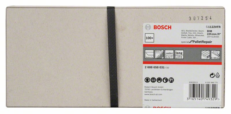   S 1122 VFR Bosch Special for Pallet Repair (2608658031)