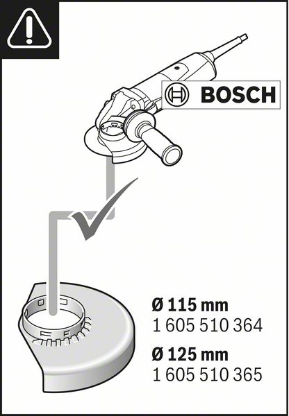 Система пылеудаления GDE 115/125 FC-T Professional, BOSCH (1600A003DK) BOSCH