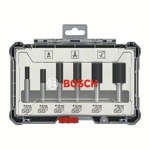 Фрезы Набор кромочных фрез 6мм 6шт, Bosch