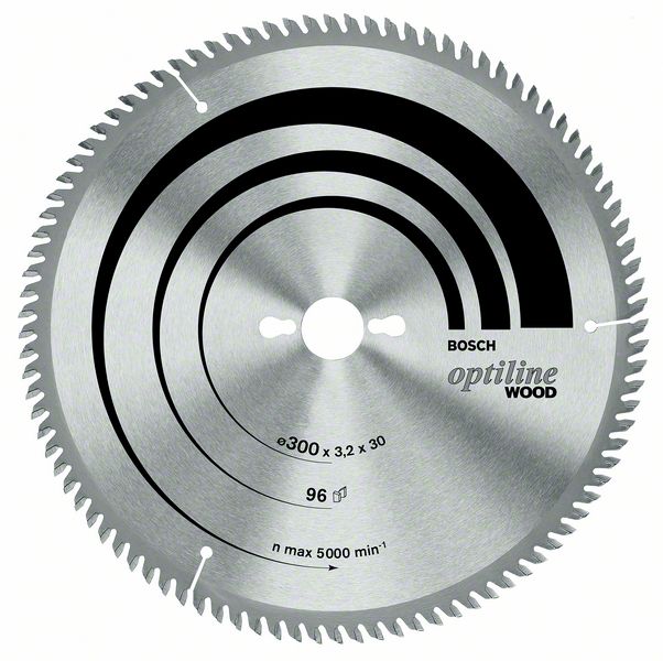 Пильный диск Optiline Wood Bosch 305 x 30 x 3,2 mm, 72 (2608641771) BOSCH