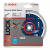 Диск отрезной алмазный Bosch X-lock 2608900532