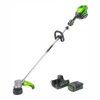 Аккумуляторный триммер Greenworks 82V 40см бесщеточный  АКБх2.5Ач и ЗУ 2110607UA