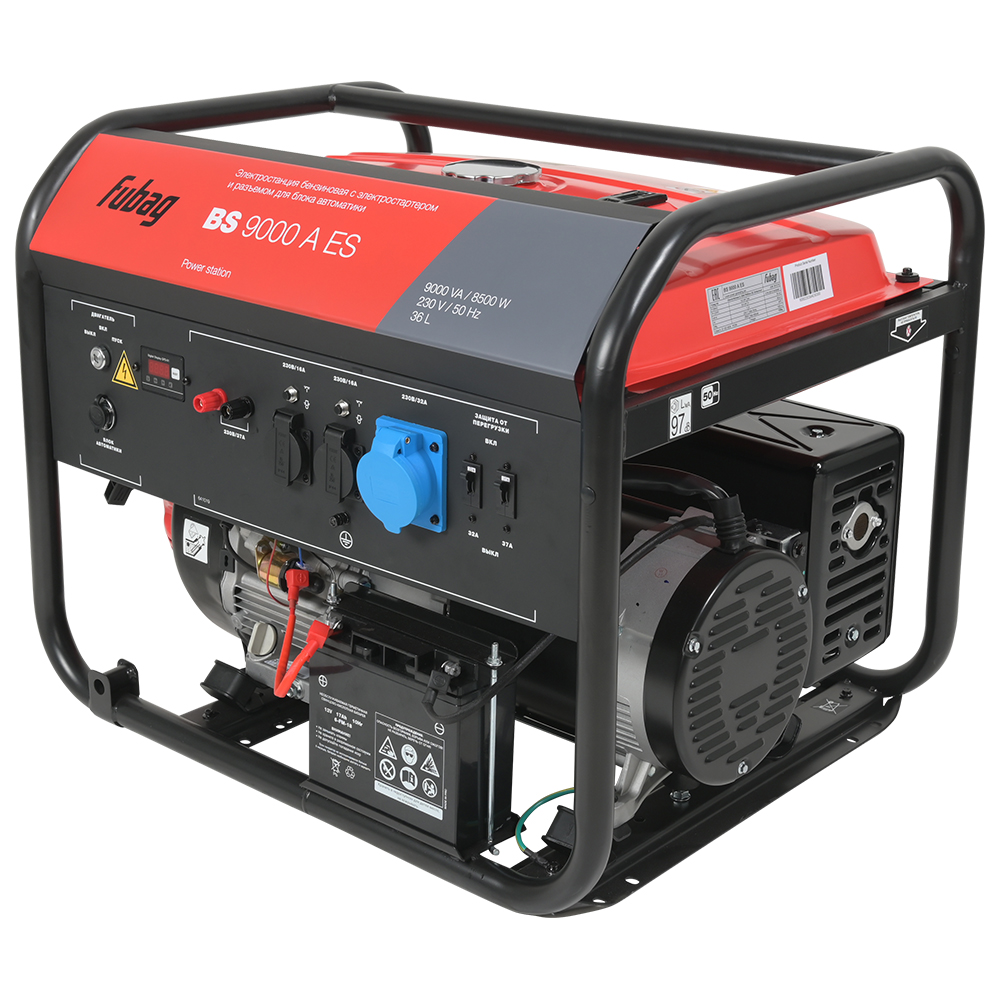 Бензиновый генератор Fubag BS 9000 A ES 641092- фото2