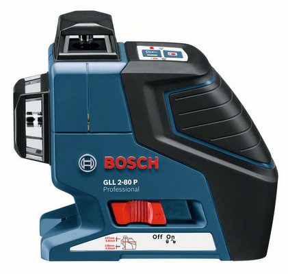 Линейный лазерный нивелир Bosch GLL 2-80 P Professional (0601063205) + BS 150 + вкладка под L-Boxx