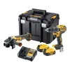 Набор: Шуруповёрт DCD791+ УШМ DСG405 в TSTAK VI (18V, 2*5.0Ah, 70 Нм/125мм, BL) DeWalt DCK2020P2T