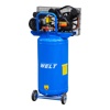 Воздушный компрессор WELT IBL3100V-2 (до 380л/мин, 8атм, 100л, 230В, 2.2кВт, вертикальн  рессив)- фото