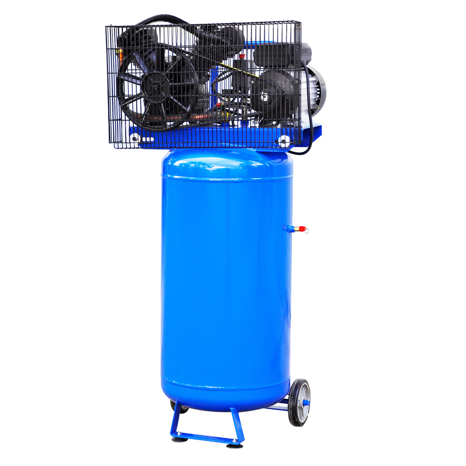 Воздушный компрессор WELT IBL3100V-2 (до 380л/мин, 8атм, 100л, 230В, 2.2кВт, вертикальн  рессив)- фото2