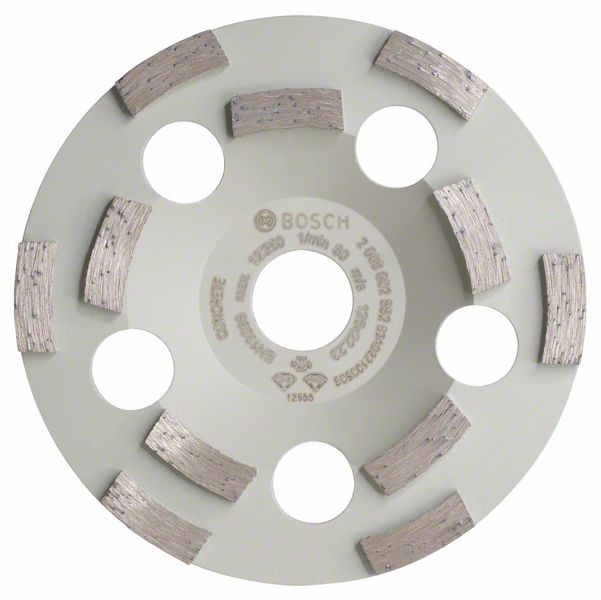 Алмазный чашечный шлифкруг Expert for Concrete Bosch 125 x 22,23 x 4,5 мм (2608602552) Bosch