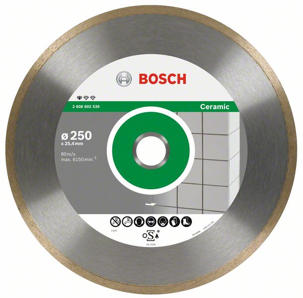 Алмазный отрезной круг Standard for Ceramic Bosch 300 x 30+25,40 x 2 x 7 mm (2608602540)