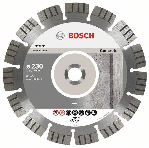 Диск отрезной алмазный Bosch 2.608.602.651