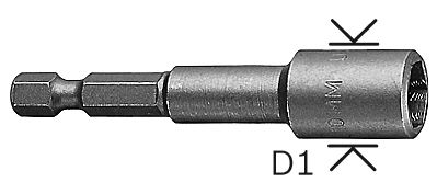 Торцовые ключи Bosch 65 x 8 мм, M 5 (2608550037) Bosch