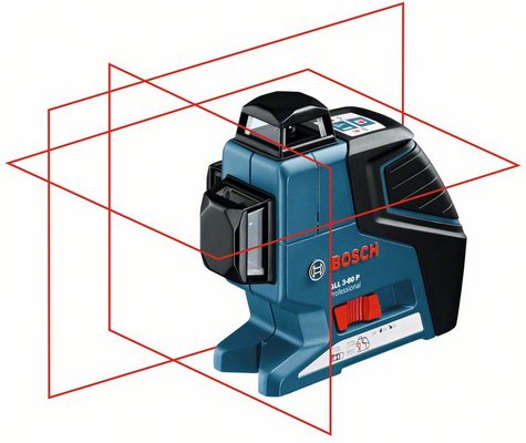 Многофункциональный линейный лазерный нивелир Bosch GLL 3-80 P Professional (0601063306)