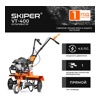 Культиватор SKIPER  VT-400 (4.5 л.с., верт.двигатель, 1 передача)- фото