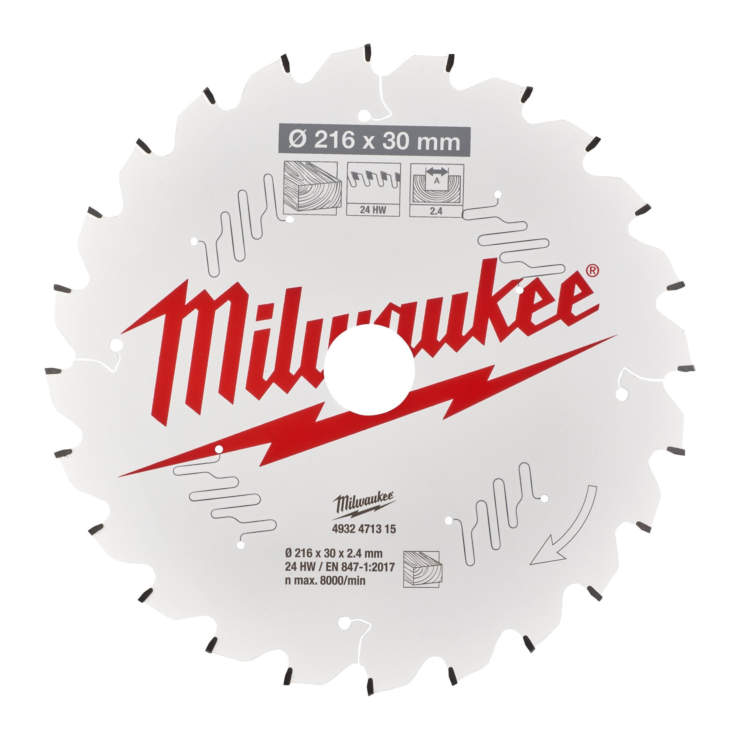 Milwaukee 216x30x2.4x24 ATB (4932471315)